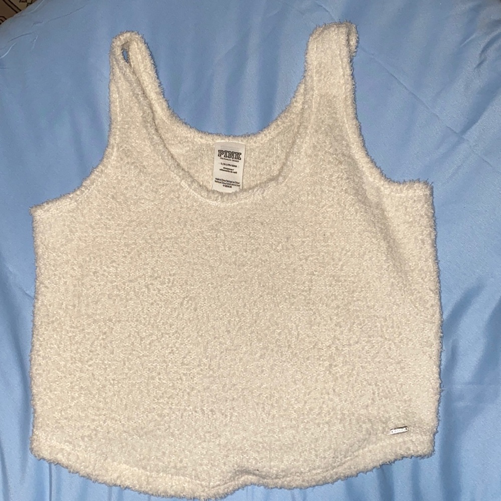 NWOT PINK Victoria’s Secret pajama crop top